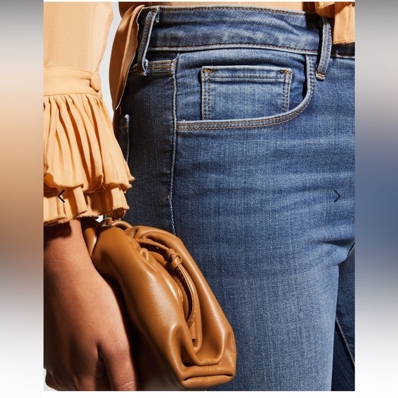 L’AGENCE Margot Skinny High Rise Seafoam Blue Jeans Size 28 - Picture 11 of 11